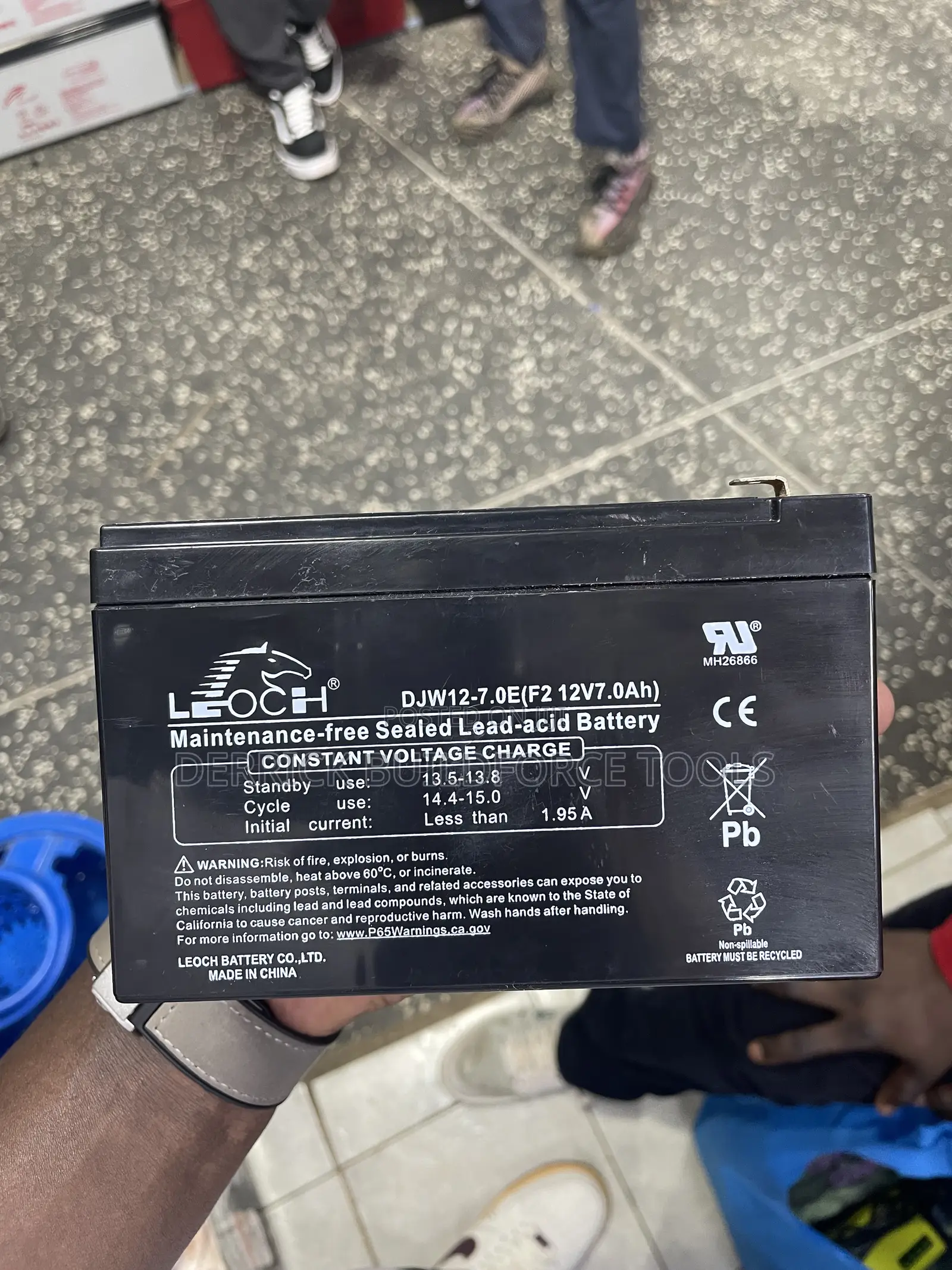 Leoch 12v 7ah Ups Backup Battery