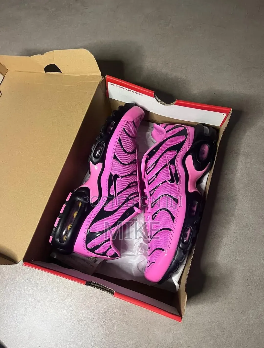 Nike Tn Plus Black Pink Shoes