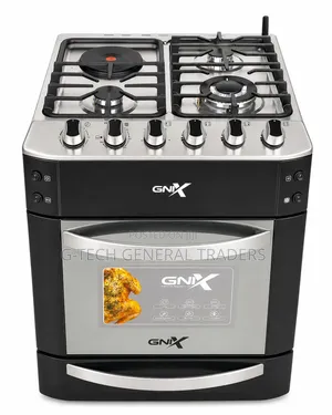 Gnix 3gas+1hotplate 60*60 Standing Cooker With Gas Sensor