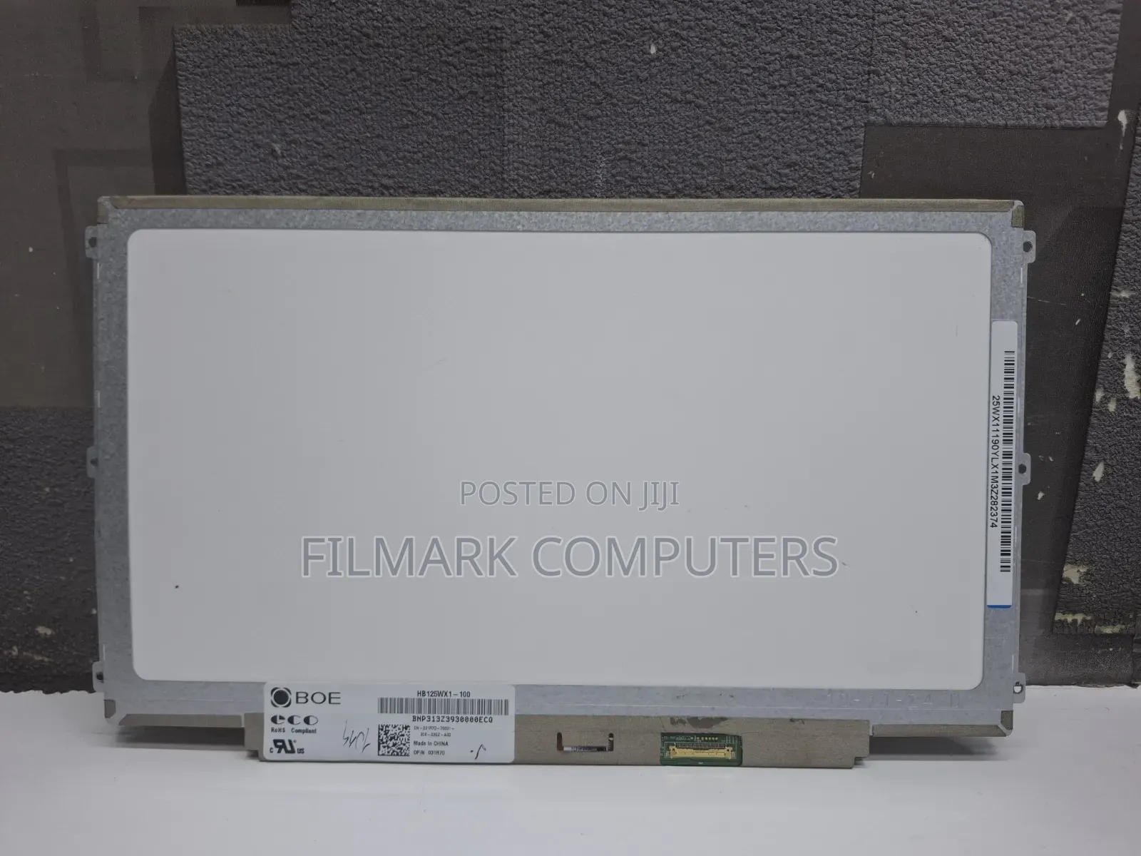 Screen 12.5 Slim 30pin/Hb125wx1-100 for Dell and Hp