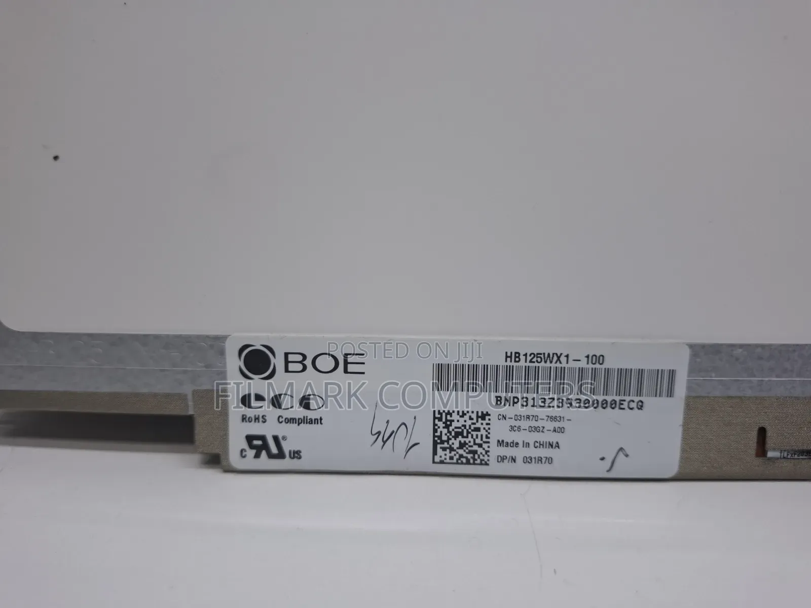 Screen 12.5 Slim 30pin/Hb125wx1-100 for Dell and Hp