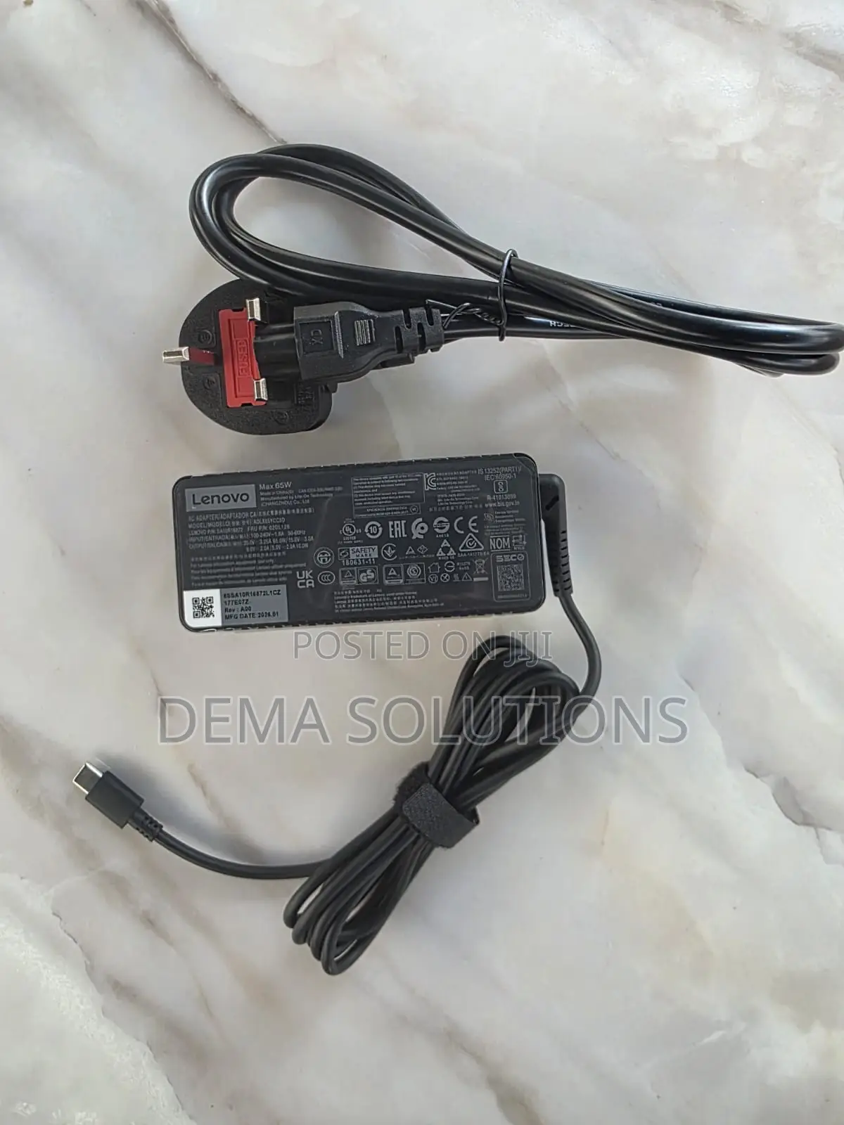 Lenovo Type C Original Charger 65w
