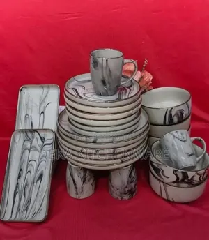 Marble Brown Dinnerset