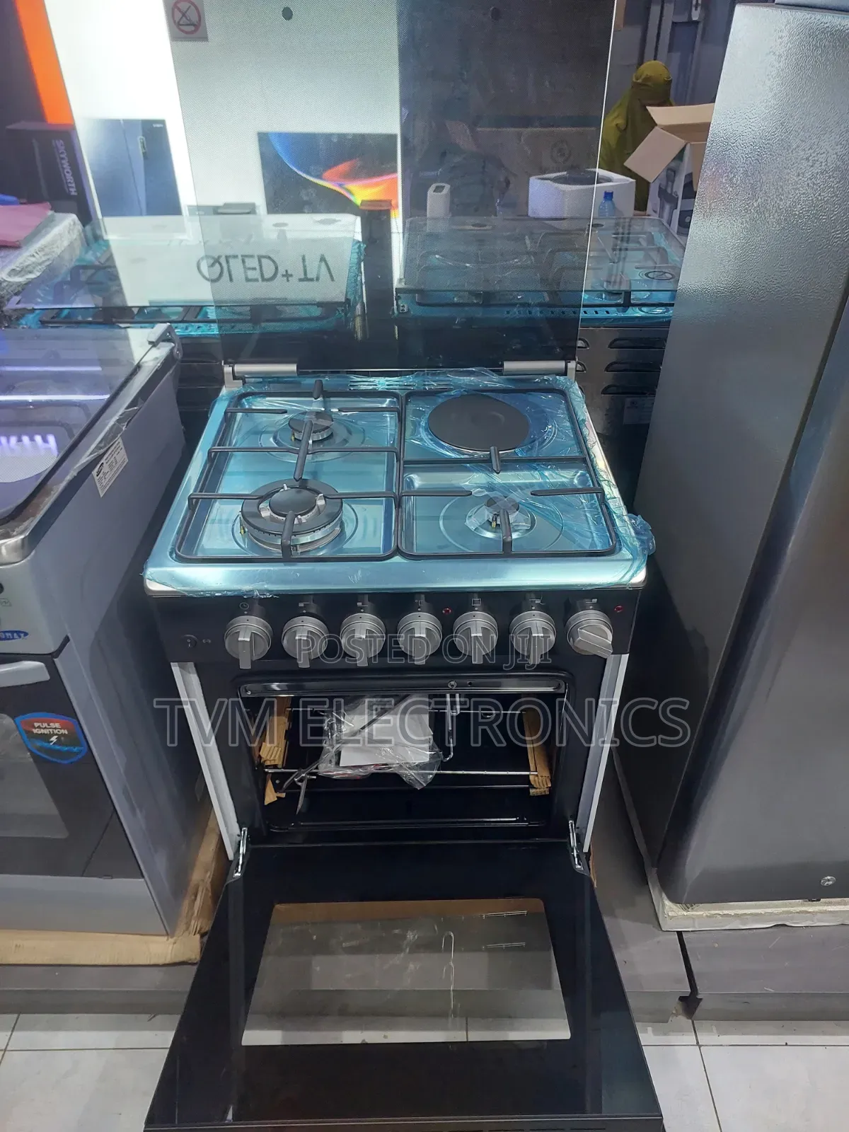 Haier 3 Gas + 1 Electric 60x60 Cooker Electric Oven - Hcr2031eed1