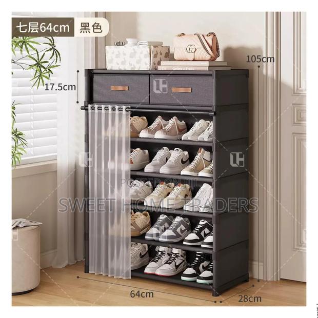 Strong Shoerack With Drawers and Dust Cover