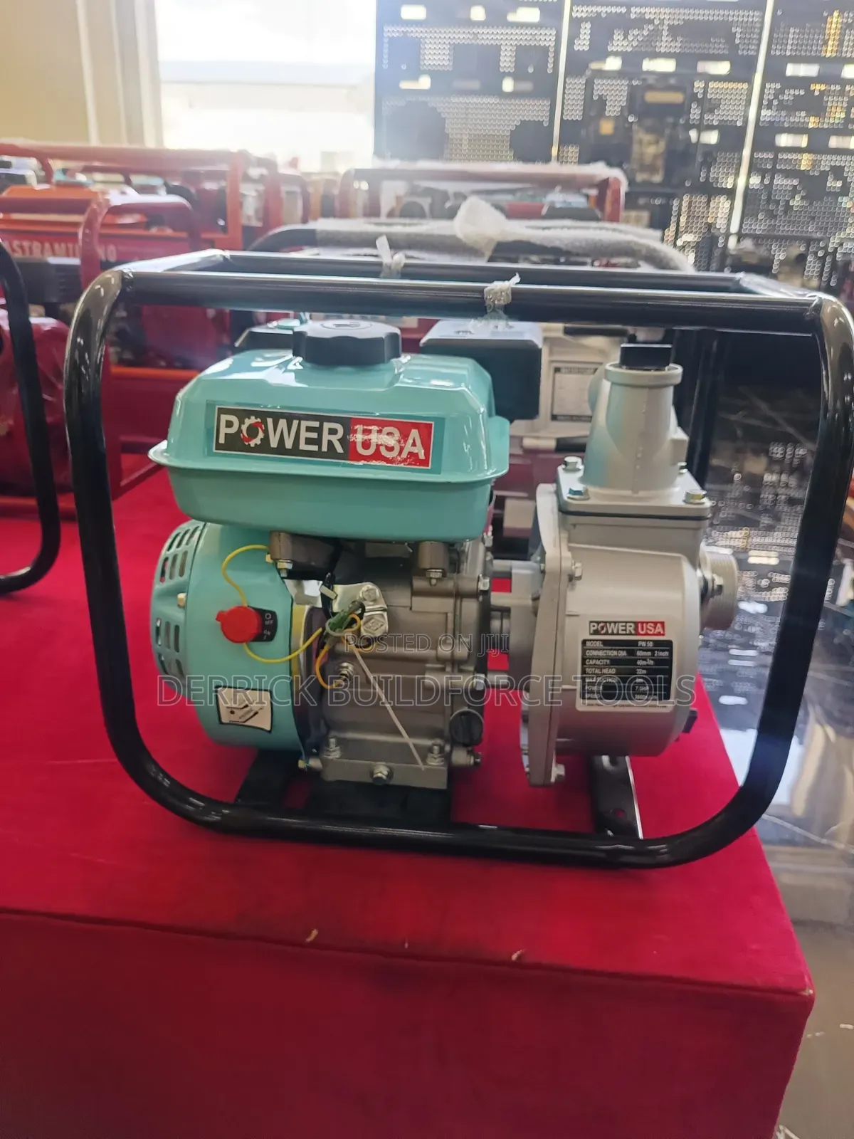 Power Usa 2inch 7.5hp Gasoline Driven Water Pump