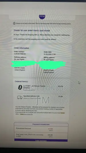 Google Fitbit Air