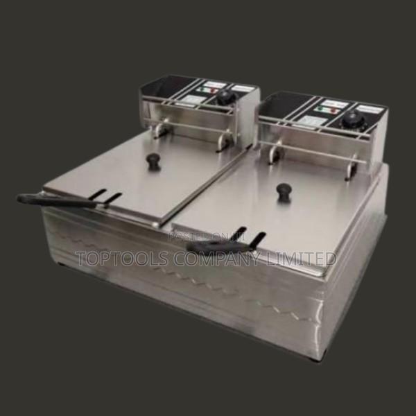 Commercial Chips Fryer Double 12ltrs