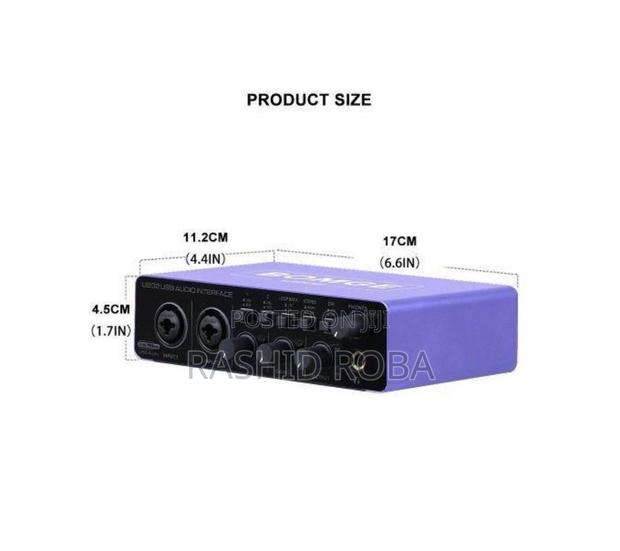 Bomge U202 Usb Audio Interface / Sound Card - thumbnail 3