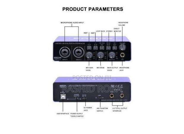 Bomge U202 Usb Audio Interface / Sound Card - thumbnail 2