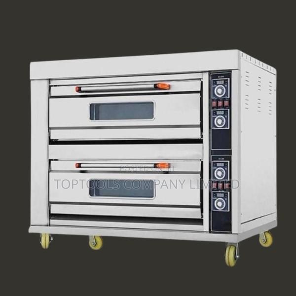 Commercial Electric Oven Two Deck Four 4 Tray
