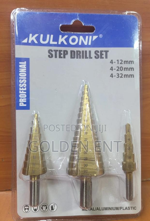 3pcs Step Drills/3pcs Step Drill Set