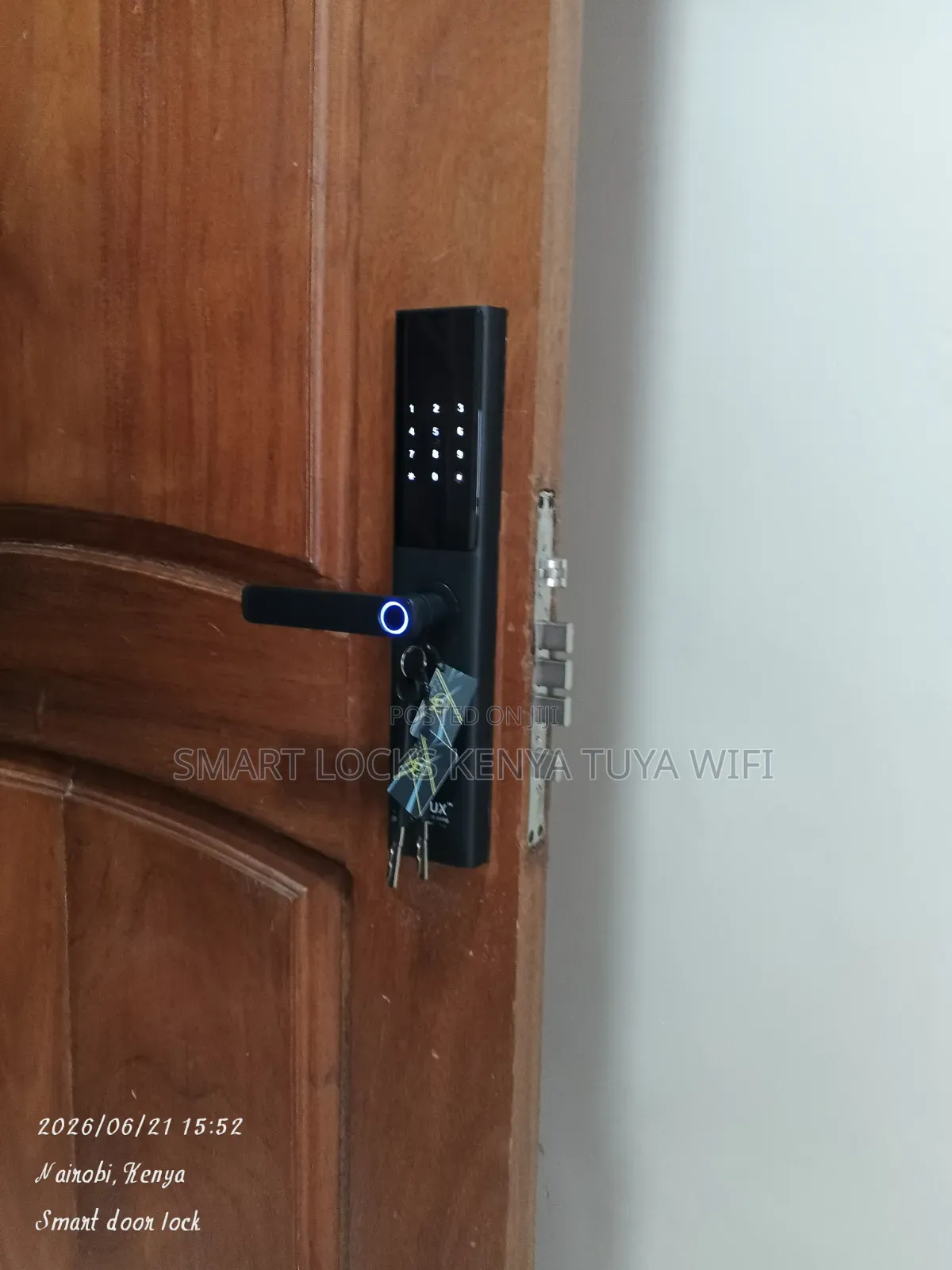 Smart Lock Tuya Smart Door Lock Biometric Fingerprint Unlocking Cards