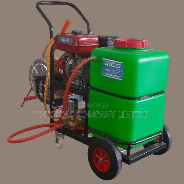 Ac608 Aico Japan Petrol Engine Trolley Sprayer Tank Capacity 60 Litres