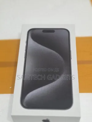 New Apple iPhone 15 Pro 256 GB Black