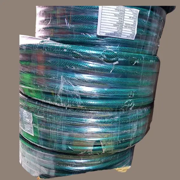 Green Braided Hose Pipes 1/2 Inch 30m.