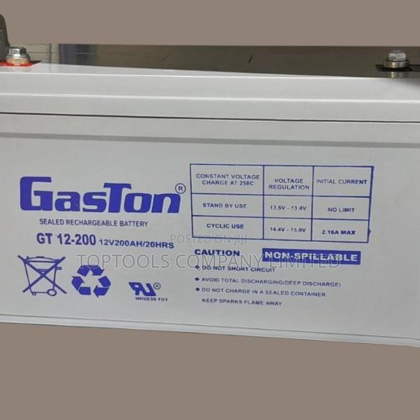 Gaston Gel Sealed Rechargeable Solar Battery Gt 200ah 12v