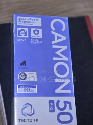 New Tecno Camon 50 Pro 256 GB Blue
