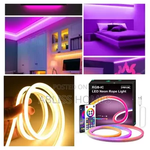 5m RGB Led Neon Rope Light With Remote Control