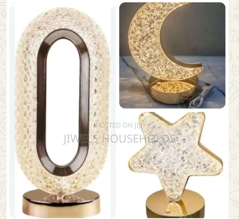 Star, Moon, Round Usb Charging 3modes Colour Change Table Lamp D
