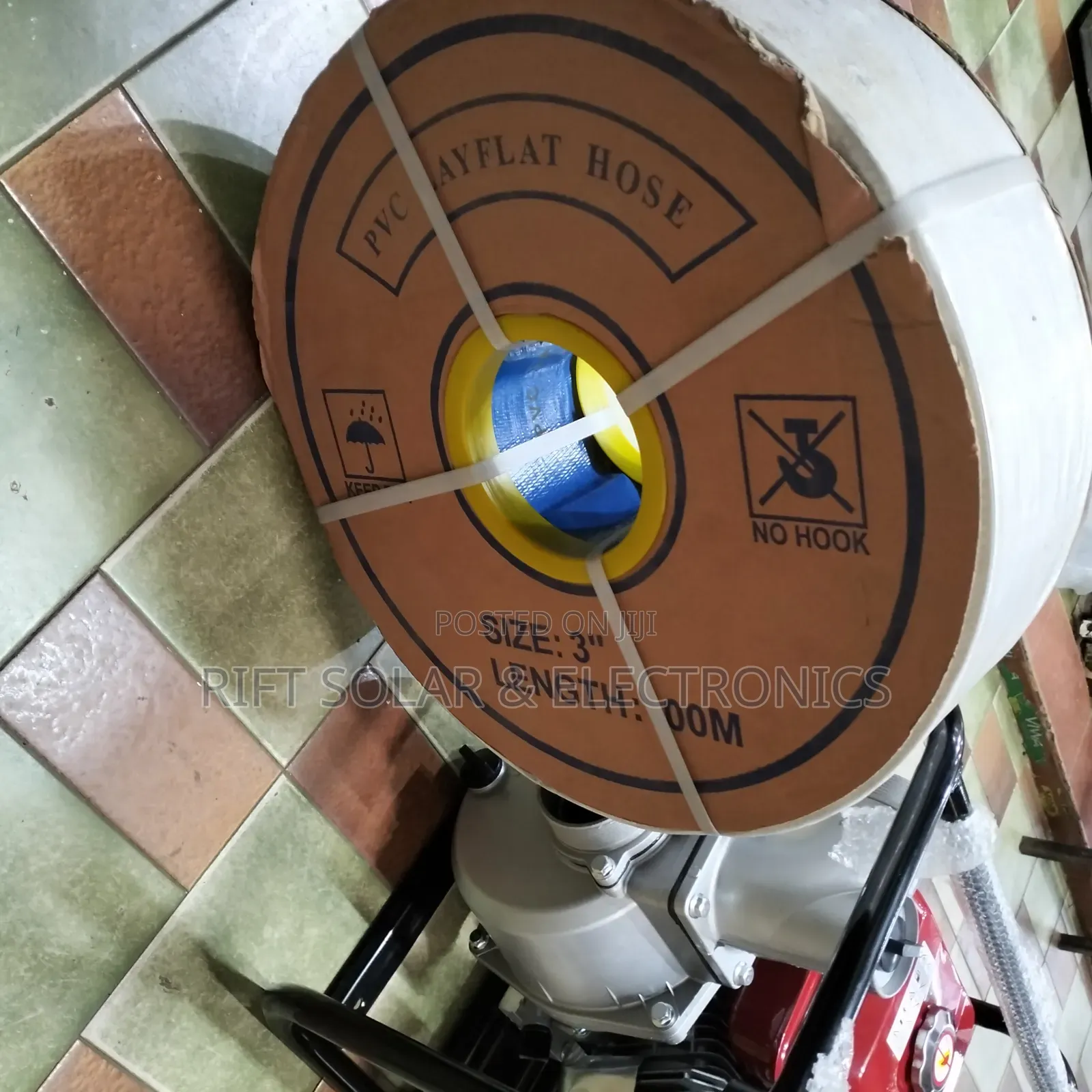 3" Agricultural Water Pump Petrol Engine + 100 Metres Delivery Pipe