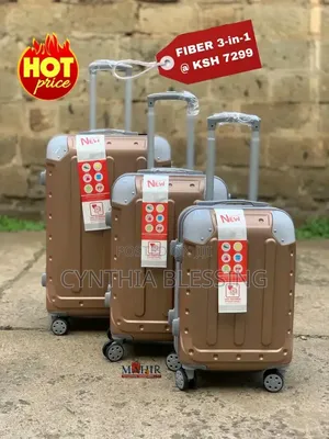 Fiber Suitcase Pink Suitcase