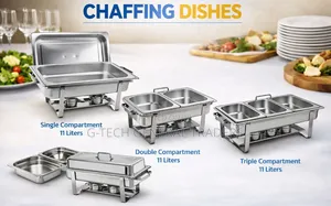 Generic 11l Spacious Chafing Dishes (Single,Double or Triple)