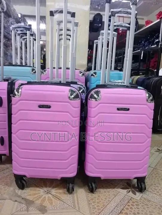 Pink Suitcases Fiber Suitcase 4 Wheel - thumbnail 2