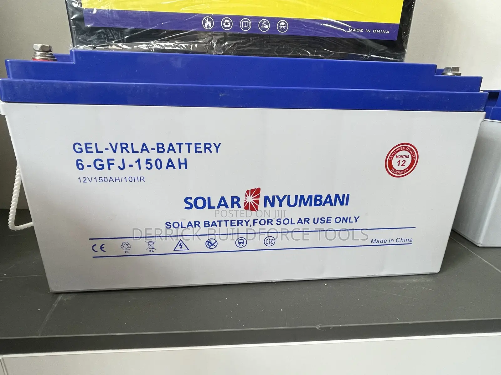 Solar Nyumbani 12v 150ah Deep Cycle Solar Battery
