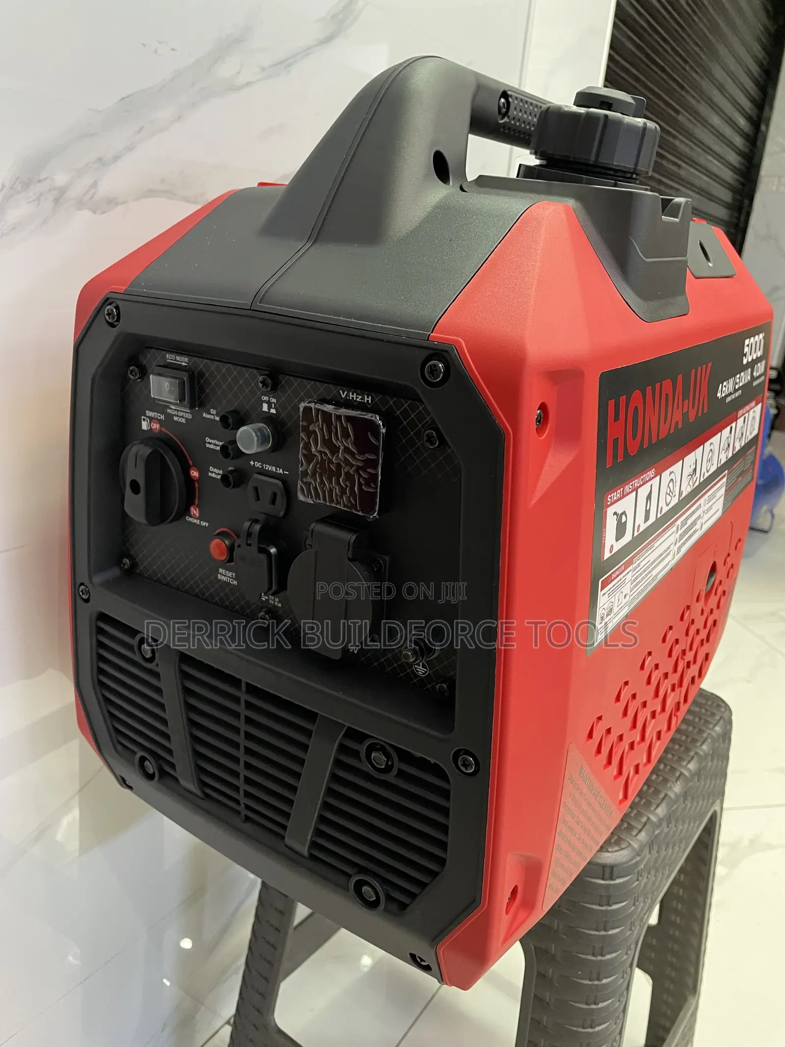 Honda 5kva 4.6kw Gasoline Driven Silent Inverter Generator