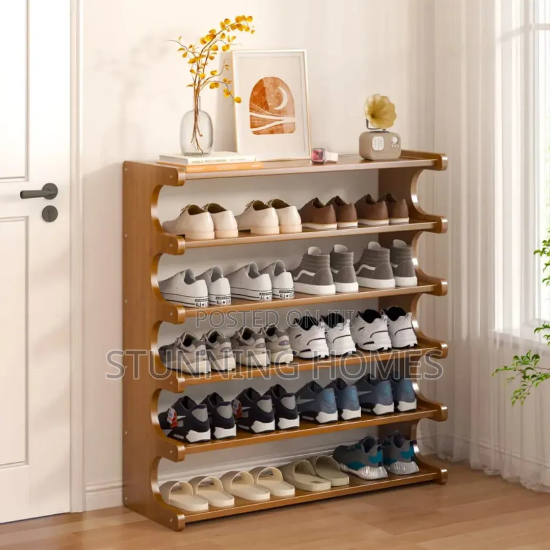 6 Layer Wooden Shoe Rack
