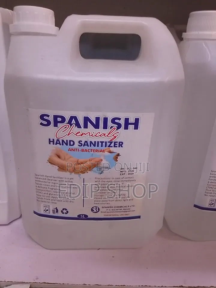 Spanish Spray Hand Sanitizer