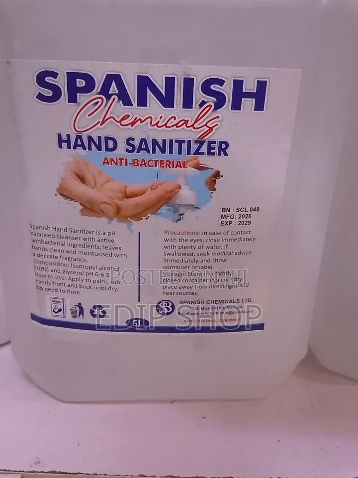 Gel Spanish Hand Sanitizer