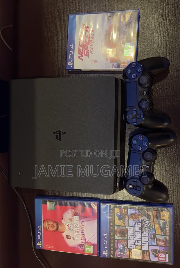 Ps4 Slim [1tb] + 3 Discs (Gta V, NFS Payback, Fifa 20)