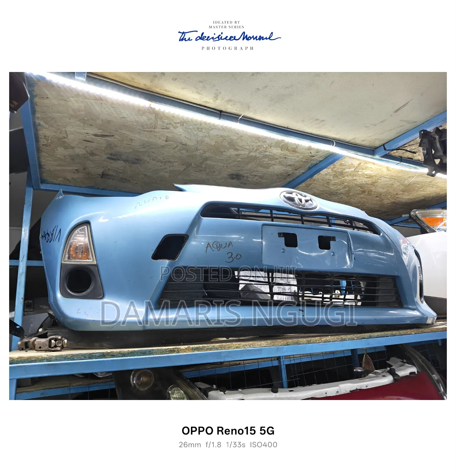 Aqua Front Bumper 2010-2013 Model Ex Japan