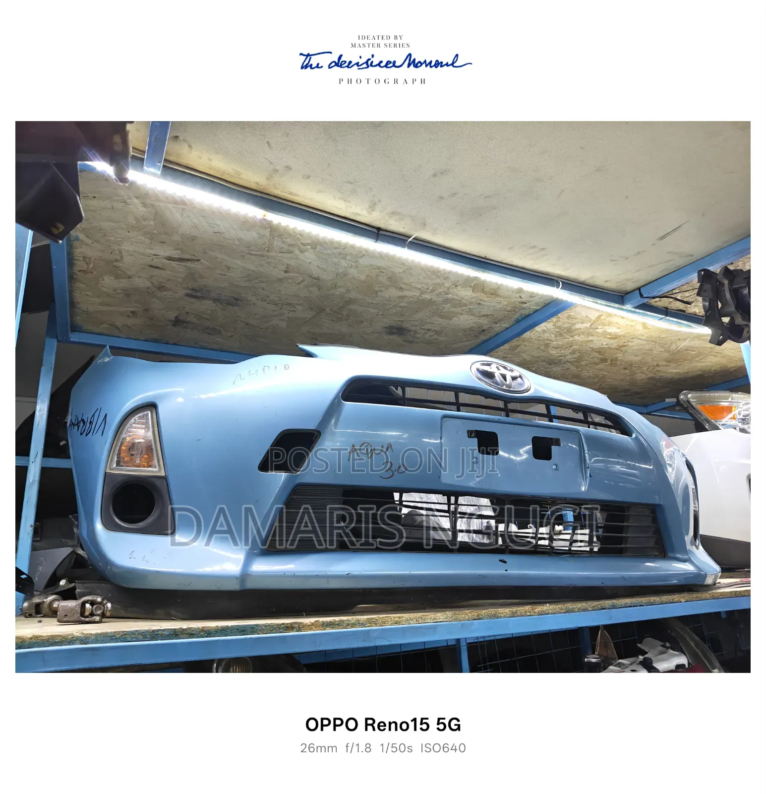Aqua Front Bumper 2010-2013 Model Ex Japan