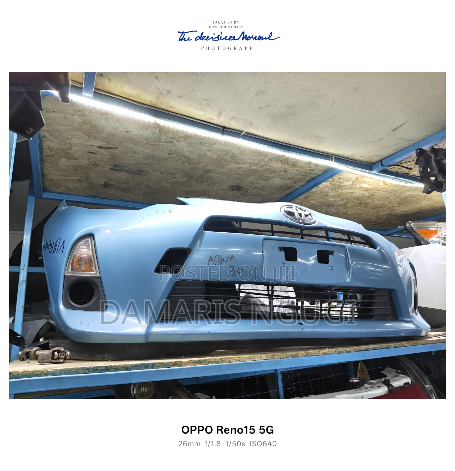 Aqua Front Bumper 2010-2013 Model Ex Japan