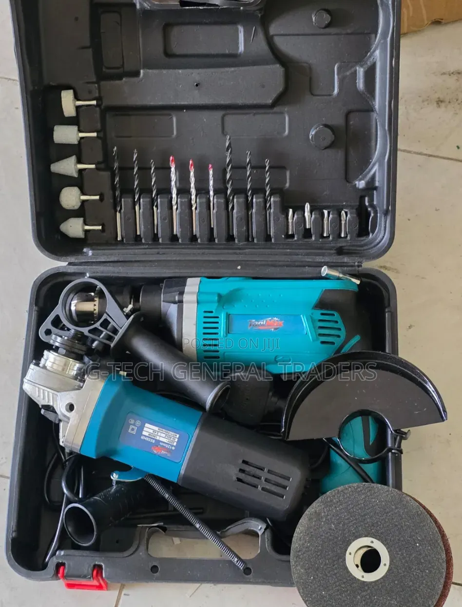 Toolmax Drill+Grinder Combo