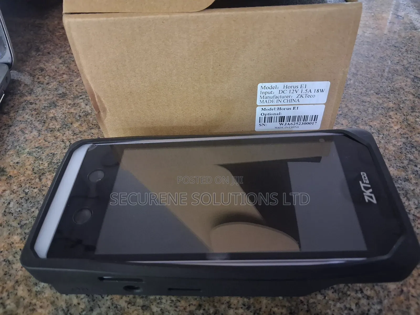 Horus E1 Wireless Facial Recognition Time Attendance Terminal