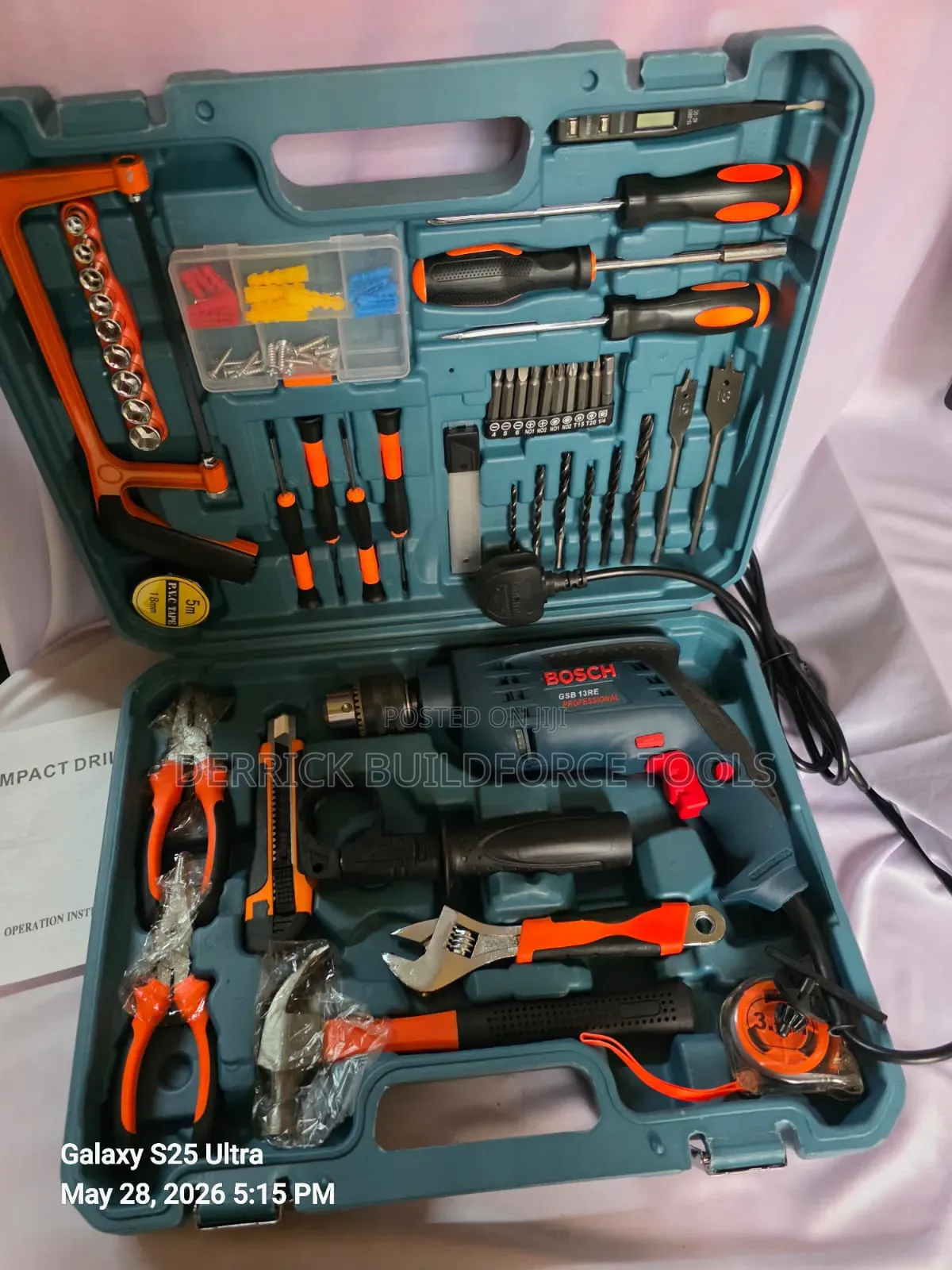 Bosch Corded Drillset