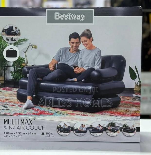 5 in 1 2 Seater Inflatable Pullout Sofa Plus