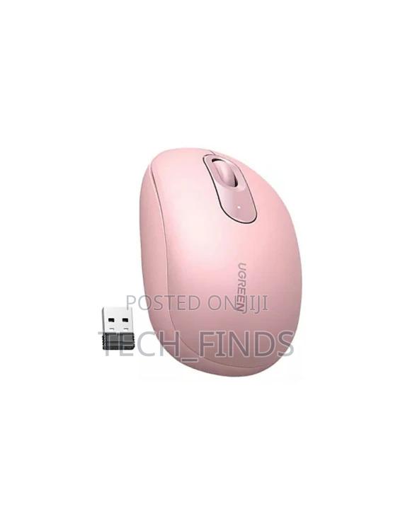 Ugreen 2.4g Wireless Mouse Cherry Pink - Mu105 - thumbnail 2