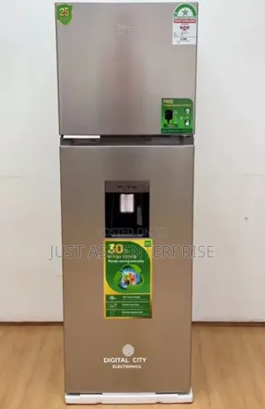 Syinix 257 Litres 2 Door Fridge - External Dispenser (Built-in Guard)