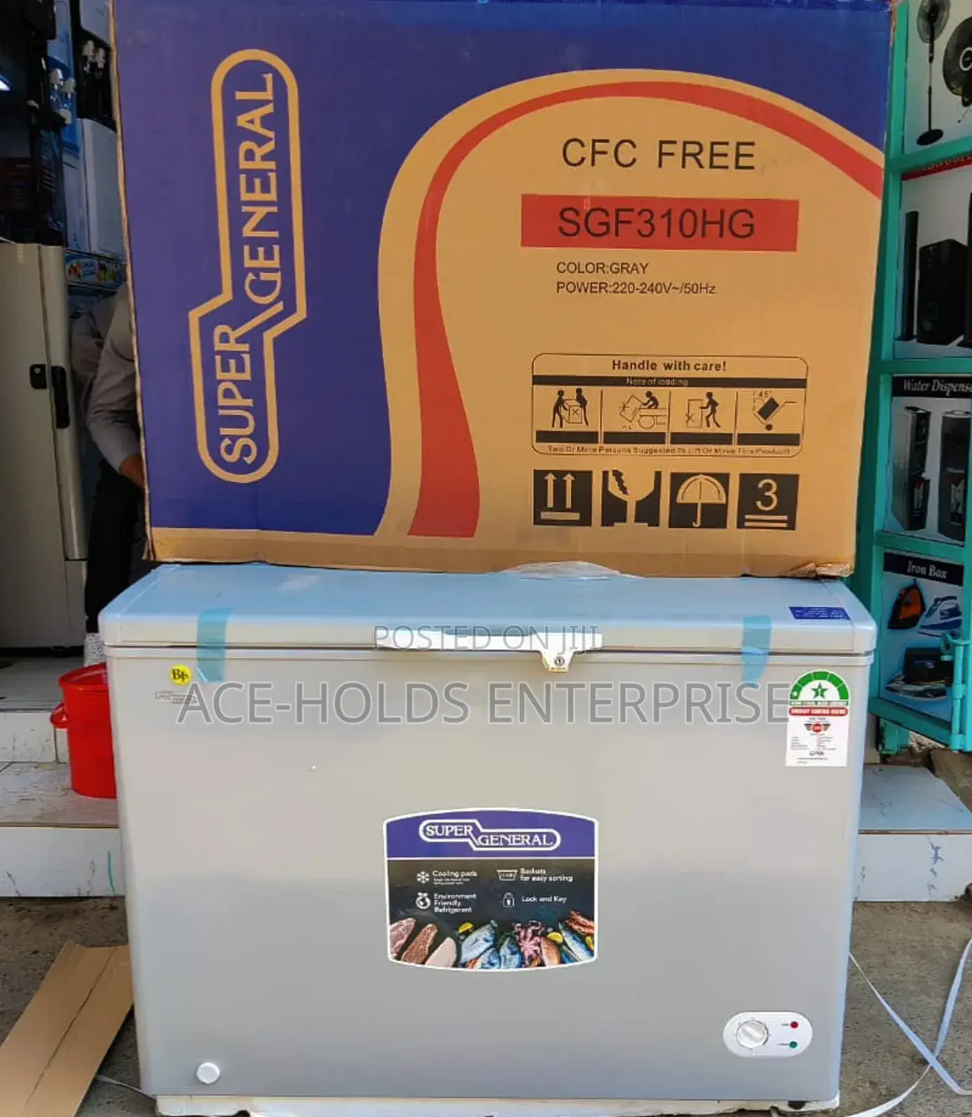 BJS Deep Chest Freezer - Sgf310hg (310 Litres Capacity)