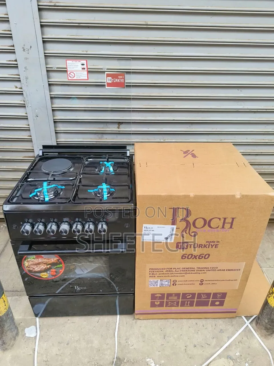 Roch Black 60×60 Standing Cooker