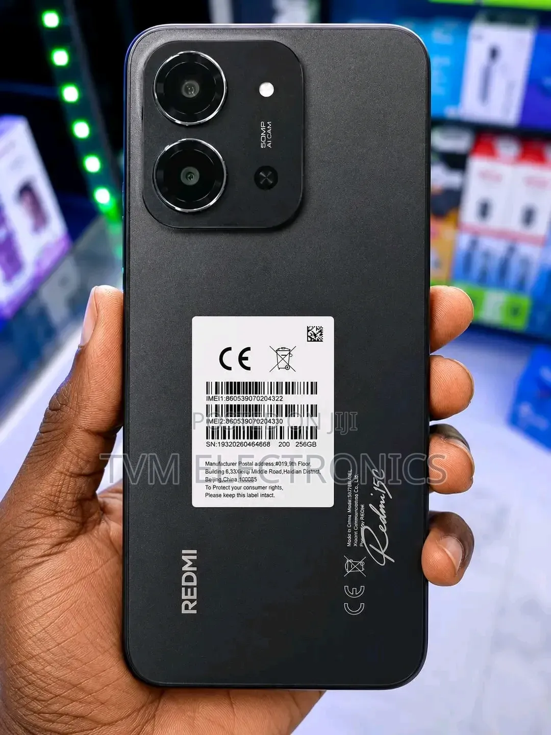 New Xiaomi Redmi 15C 4G 128 GB Black