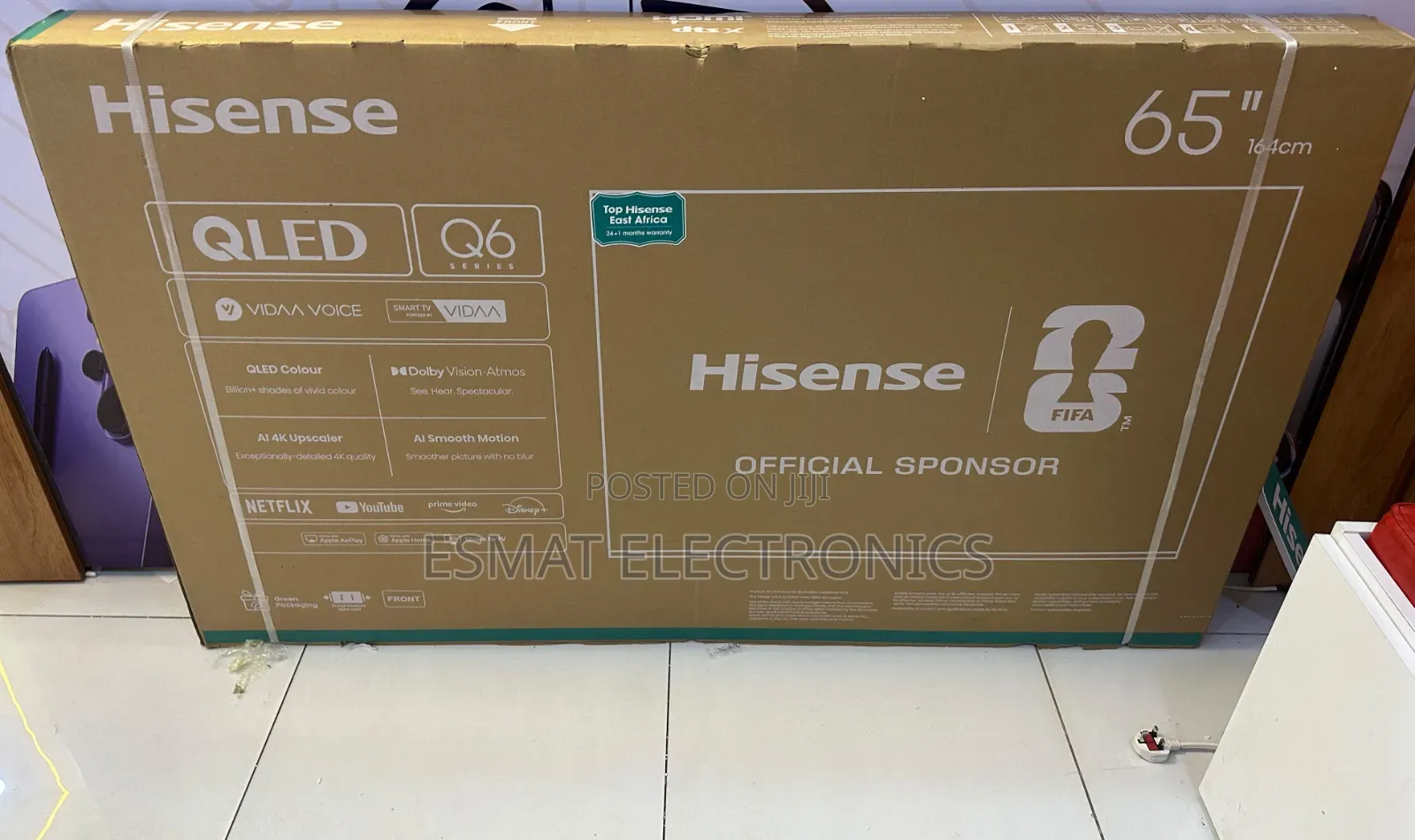 Hisense 65′′ Smart Qled Tv 65q6qken