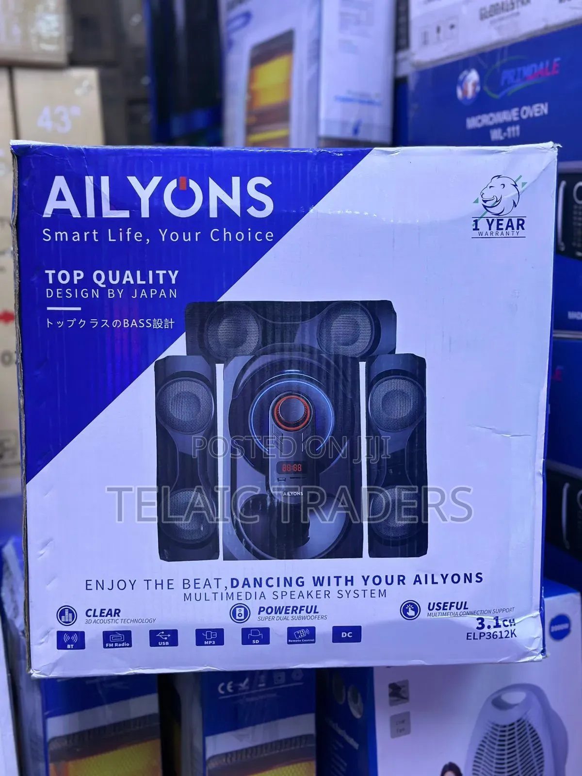 Ailyons Woofer 3.1 Elp3612k