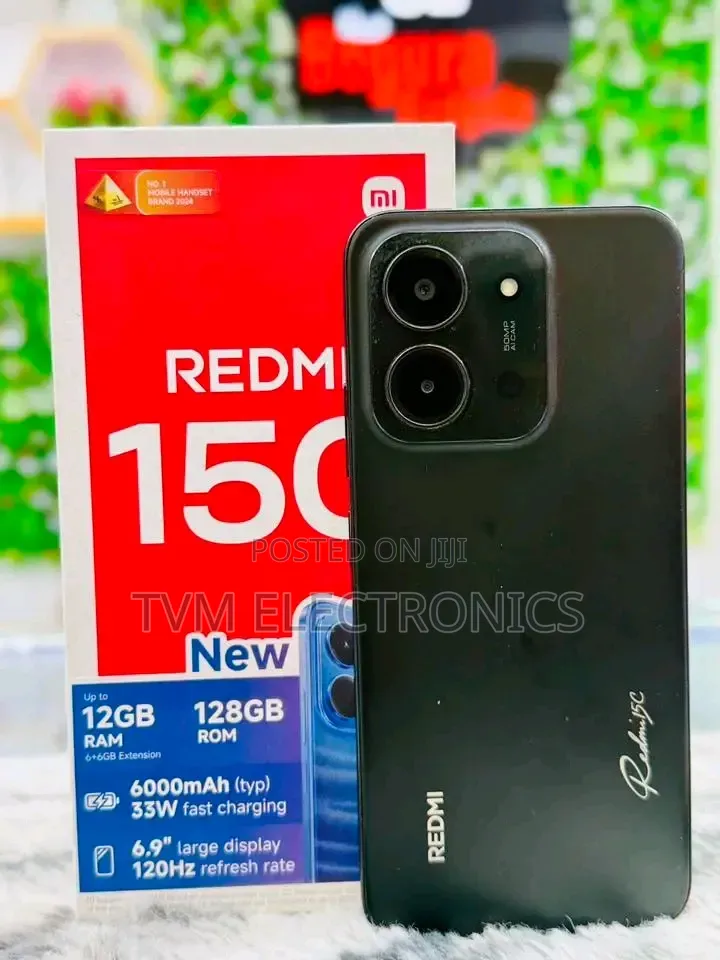 New Xiaomi Redmi 15C 4G 128 GB Black