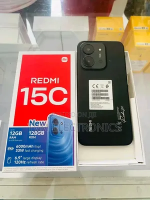 New Xiaomi Redmi 15C 4G 128 GB Black